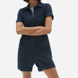 Everlane Cotton Weave Romper